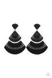 Paparazzi Accessories Oriental Oasis - Black Earring