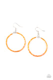 Paparazzi Accessories Colorfully Curvy - Orange Earring