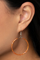 Paparazzi Accessories Colorfully Curvy - Orange Earring