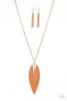 Paparazzi Accessories Quill Quest - Gold Necklace Set