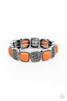 Paparazzi Accessories Trendy Tease - Orange Bracelet