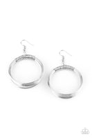 Paparazzi Accessories Urban-Spun - Silver Earring