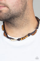 Paparazzi Accessories Tiki Tour - Brown Necklace
