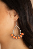 Paparazzi Accessories Stone Sky - Orange Earring