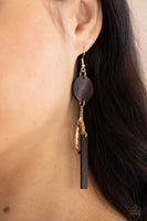 Paparazzi Accessories Raw Refinement - Brown Earring