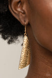 Paparazzi Accessories Ready The Troops - Gold Earring