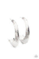 Paparazzi Accessories I Double FLARE You - Silver Earring