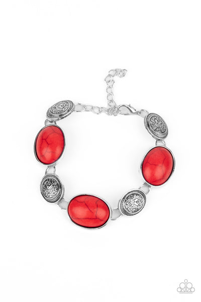 Paparazzi Accessories Cactus Country - Red Bracelet