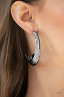 Paparazzi Accessories I Double FLARE You - Black Earring