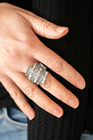 Paparazzi Accessories Hear Me UPROAR - White Ring - Life of the Party April '21