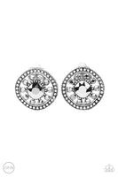 Paparazzi Accessories Dazzling Definition - Silver Earring - Clip On