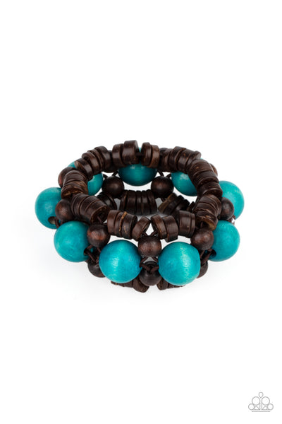 Paparazzi Accessories Tropical Temptations - Blue Bracelet