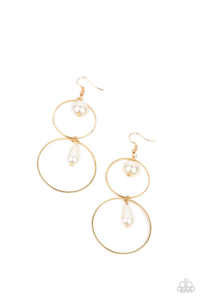 Paparazzi Accessories Cultured in Couture - Gold Earring