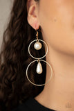 Paparazzi Accessories Cultured in Couture - Gold Earring