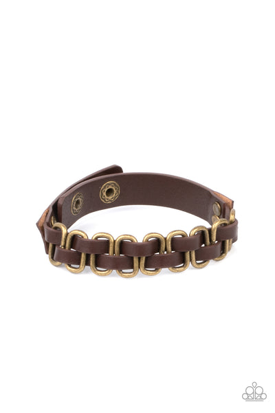 Paparazzi Accessories Gone Rogue - Brass Bracelet