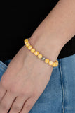 Paparazzi Accessories Awakened - Yellow Bracelet