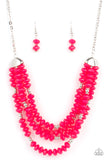Paparazzi Accessories Best POSH-ible Taste - Pink Necklace Set
