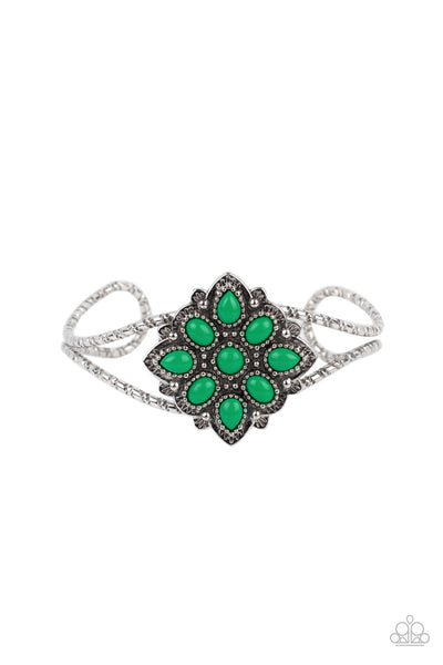 Paparazzi Accessories Happily Ever APPLIQUE - Green Bracelet