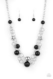 Paparazzi Accessories New Age Knockout - Black Necklace Set