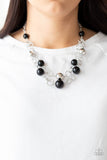 Paparazzi Accessories New Age Knockout - Black Necklace Set