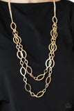 Paparazzi Accessories The OVAL-achiever - Gold Necklace