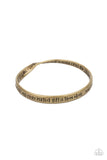 Paparazzi AccessoriesPerfect Present - Brass  Bracelet