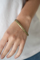 Paparazzi AccessoriesPerfect Present - Brass  Bracelet