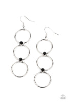 Paparazzi Accessories Refined Society - Black Earring