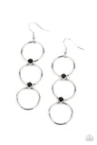 Paparazzi Accessories Refined Society - Black Earring