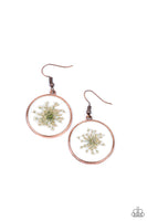 Paparazzi Accessories Happily Ever Eden - Copper Earring