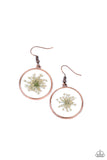 Paparazzi Accessories Happily Ever Eden - Copper Earring