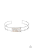 Paparazzi Accessories Remarkably Cute and Resolute - White Bracelet