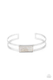 Paparazzi Accessories Remarkably Cute and Resolute - White Bracelet