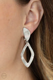 Paparazzi Accessories Industrial Gallery - Silver Earring