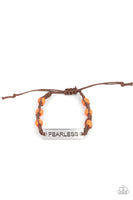 Paparazzi Accessories Conversation Piece - Orange Bracelet