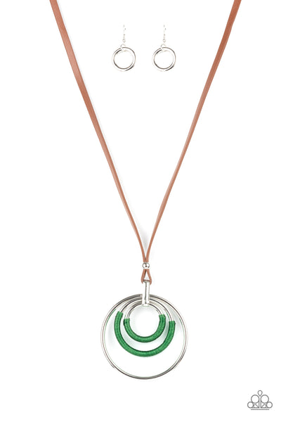 Paparazzi Accessories Hypnotic Happenings - Green Necklace