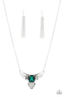 Paparazzi Accessories You the TALISMAN! - Green Necklace