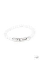 Paparazzi Accessories Family is Forever - White Bracelet