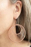Paparazzi Accessories Artisan Applique - Copper Earring