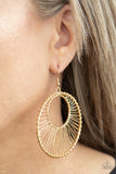 Paparazzi Accessories Artisan Applique - Gold Earring