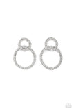 Paparazzi Accessories Intensely Icy - Black Earring