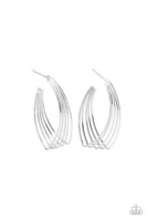 Paparazzi Accessories Industrial Illusion - Silver Earring