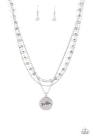 Paparazzi Accessories Promoted to Grandma - Silver Necklace