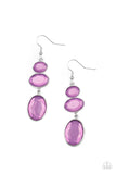 Paparazzi Accessories Tiers Of Tranquility - Purple Earring