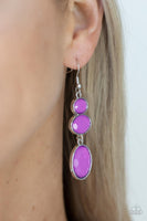 Paparazzi Accessories Tiers Of Tranquility - Purple Earring