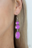 Paparazzi Accessories Tiers Of Tranquility - Purple Earring