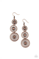 Paparazzi Accessories Gazebo Garden - Copper Earring