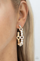 Paparazzi Accessories Swoon-Worthy Sparkle Gold Earring