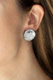 Paparazzi Accessories Double-Take Twinkle - White Earring