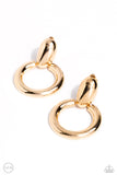 Paparazzi Accessories Ancient Artisan - Gold Clip On Earring